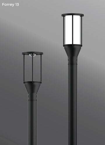 Ligman Lighting's Forrey Post Top (model UFOR-200XX).